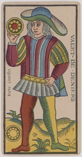 Page of Pentacles — Marseille