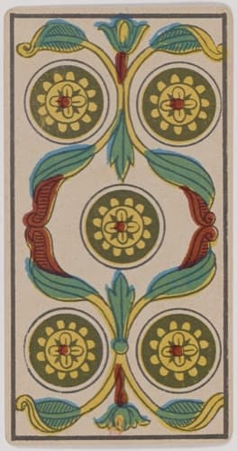 Five of Pentacles — Marseille