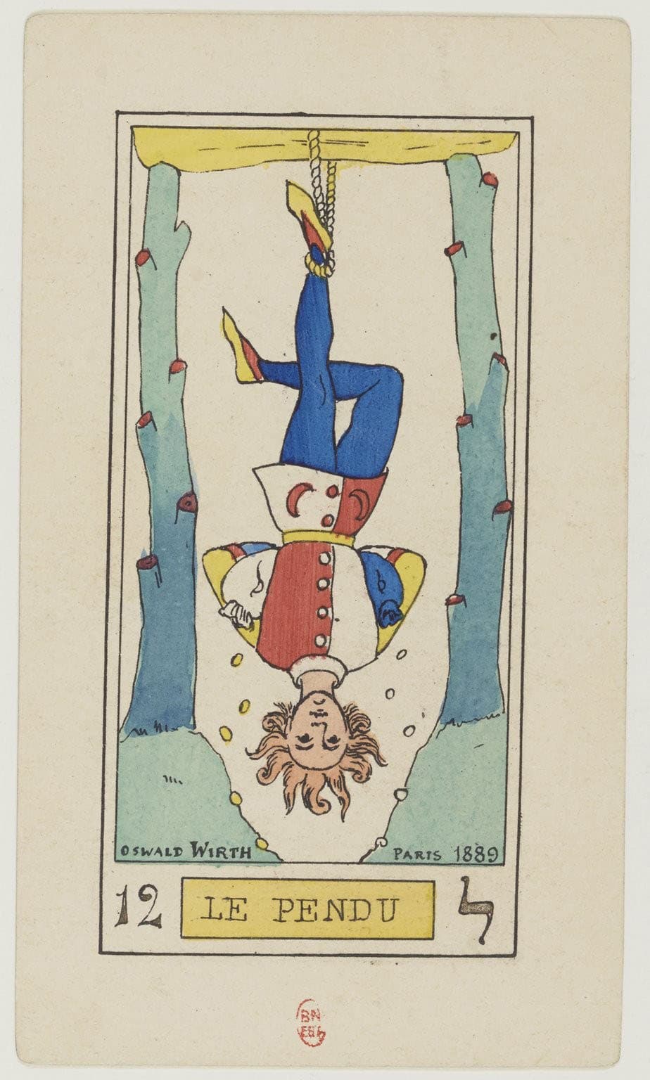 The Hanged Man — Wirth (Papus tradition)