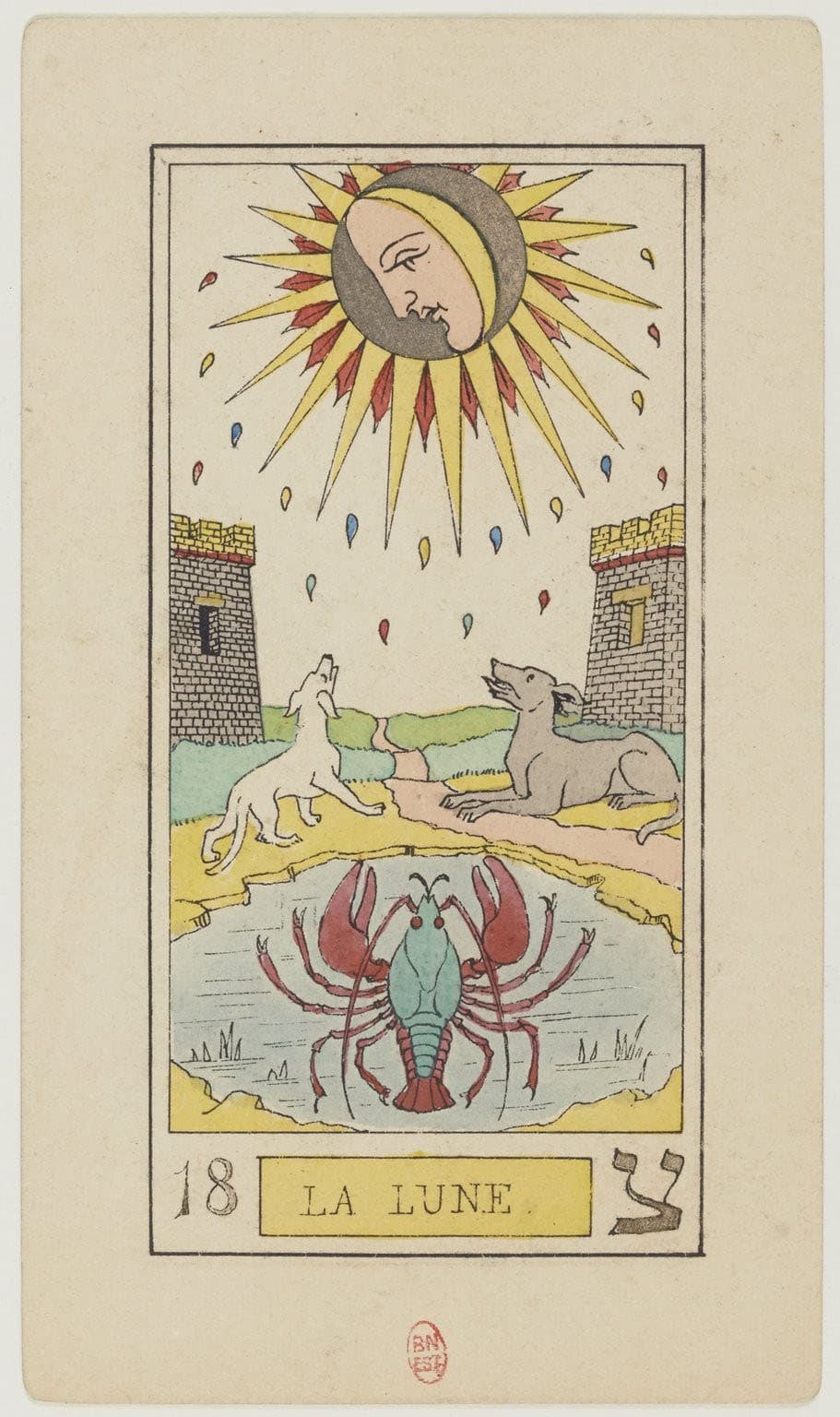 The Moon — Wirth (Papus tradition)