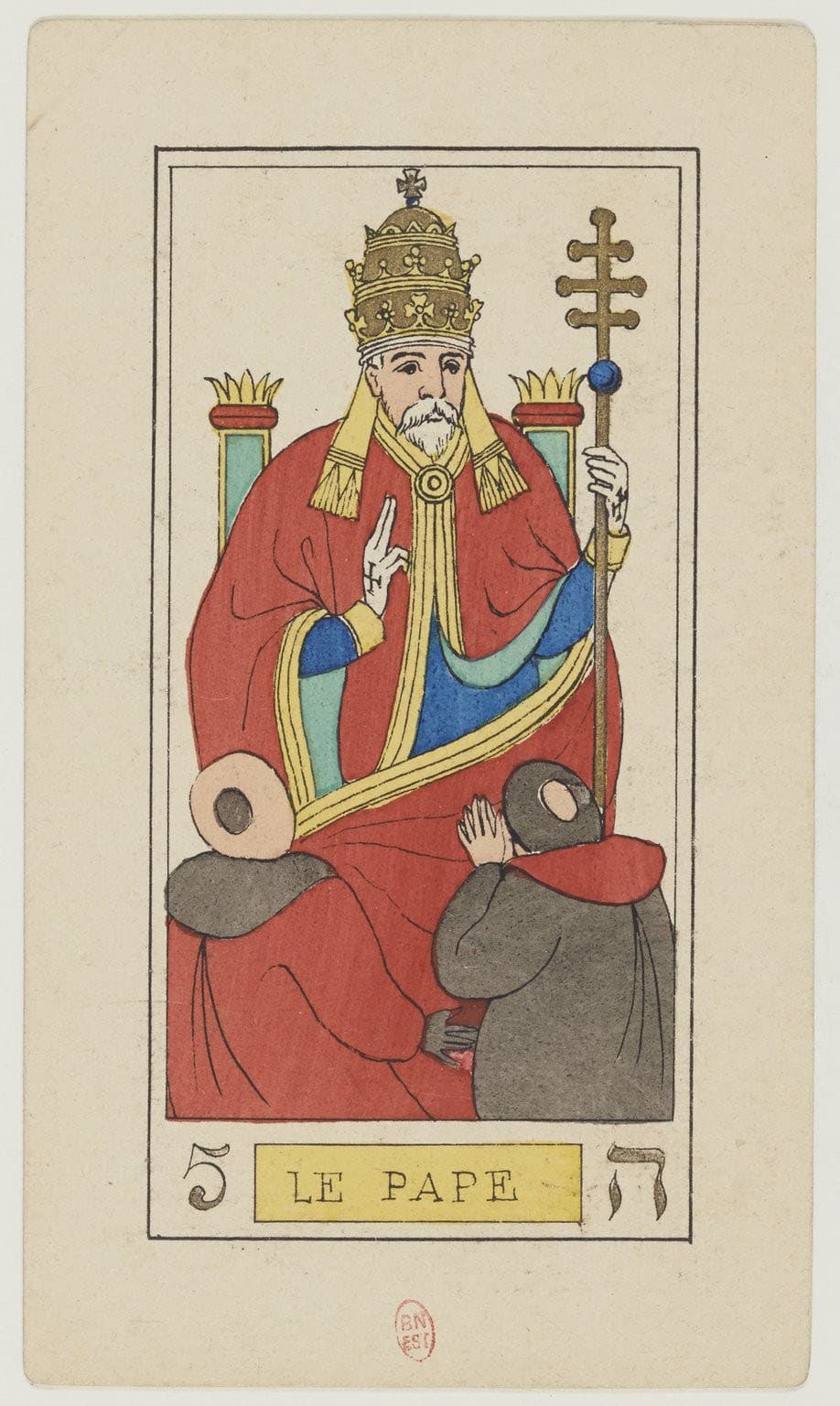 The Hierophant — Wirth (Papus tradition)