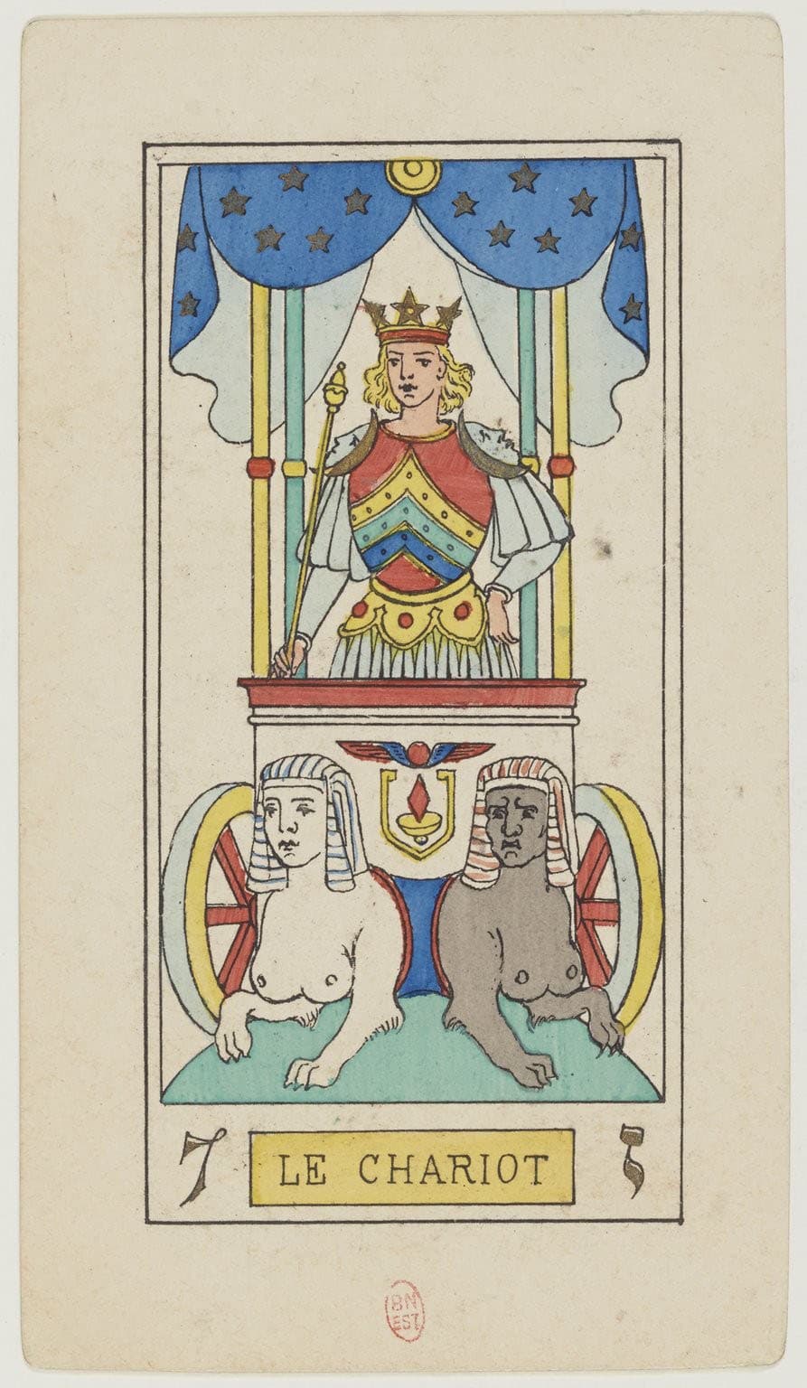 The Chariot — Wirth (Papus tradition)